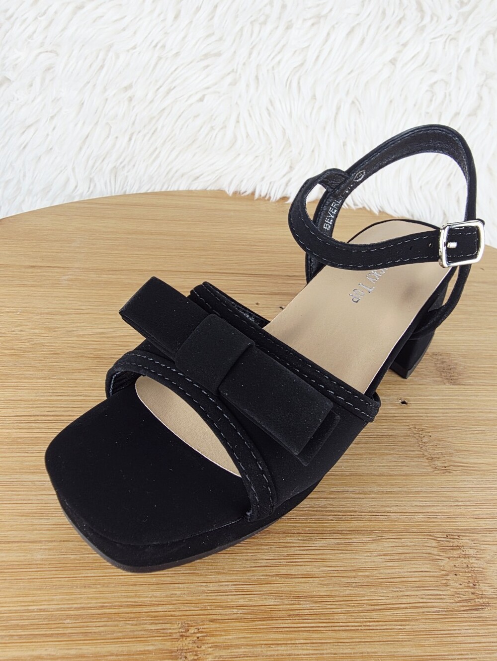 CHILDREN'S CUTE BOW HEEL ( BEVERLY-9K BLK) - Picture 3 of 10